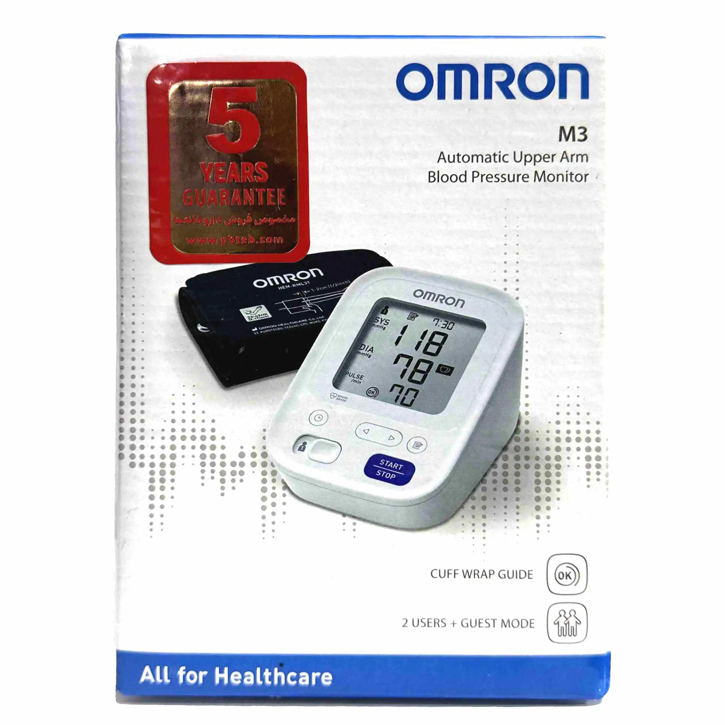 فشارسنج دیجیتالی امرون مدل OMRON M3